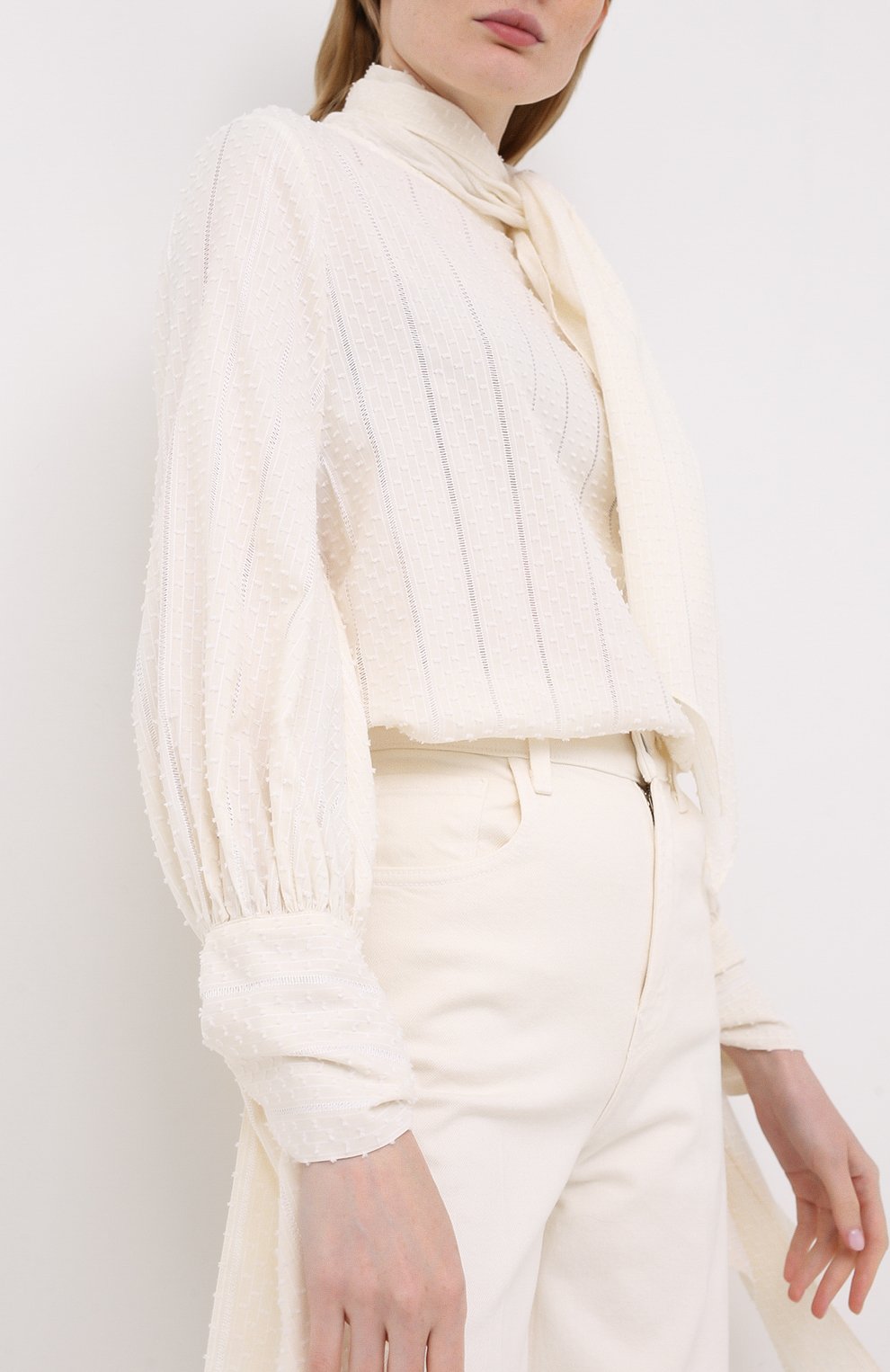 Блуз ка из хлопка и вискозы BY MALENE BIRGER, арт. Q68829006/CAPIR0NA, фото 3