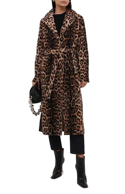 Двусторонняя дубленка YVES SALOMON леопардового цвета по цене 599500 руб., арт. 21WYM60417MERL, фото 2 Двусторонняя дубленка YVES SALOMON, арт. 21WYM60417MERL, фото 2