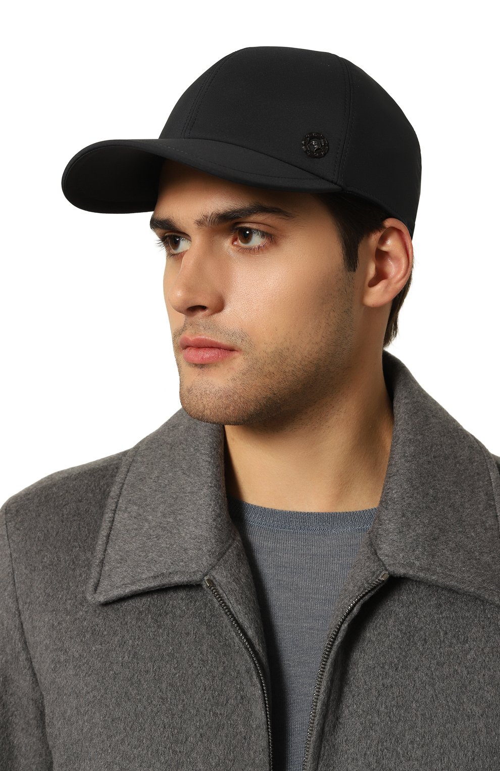 Бейсболка STEFANO RICCI темно-синего цвета по цене 61550 руб., арт. MCV430019E/PL001H, фото 2 Бейсболка STEFANO RICCI, арт. MCV430019E/PL001H, фото 2