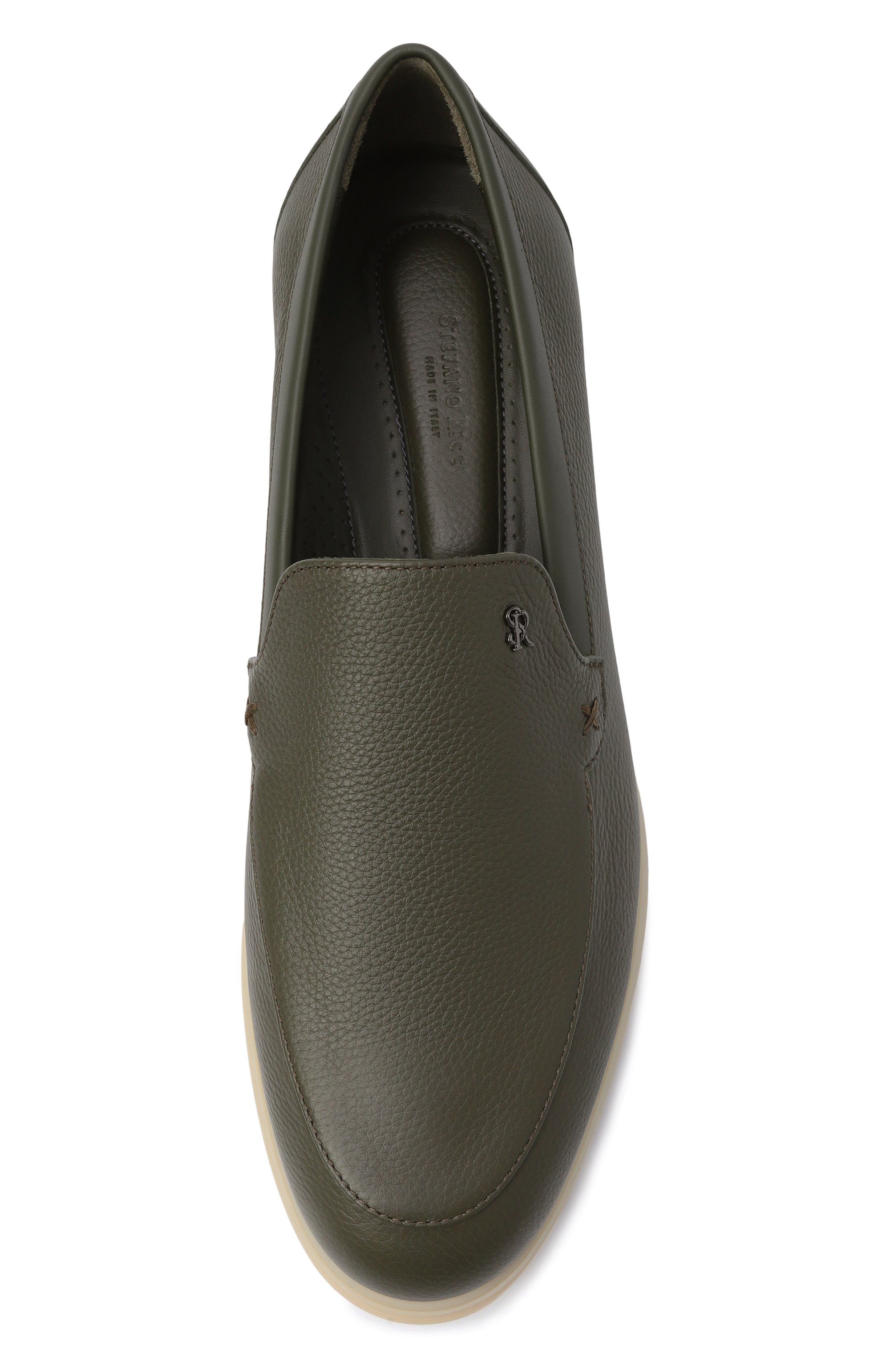 Кожаные лоферы STEFANO RICCI, арт. UC64_G2344/MRWY, фото 6