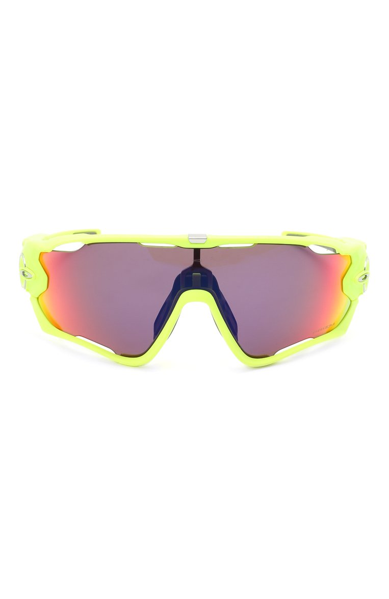 Женские солнцезащитные очки OAKLEY светло-зеленого цвета, арт. 9290-929026 | Фото 4 (Кросс-КТ: С/з-унисекс; Региональные ограничения белый список (Axapta Mercury): Не проставлено, RU; Нос: Не проставлено; Материал: Пластик; Тип очков: С/з; Очки форма: Маска; Оптика Гендер: оптика-унисекс)