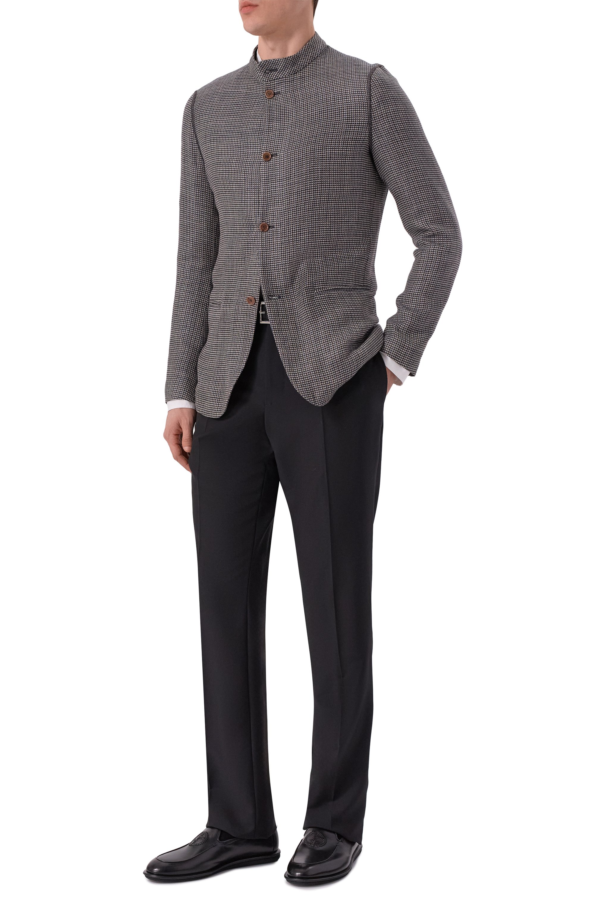 Пиджак из шерсти и шелка GIORGIO ARMANI, арт. 0WGGG0IL/T02D3, фото 2