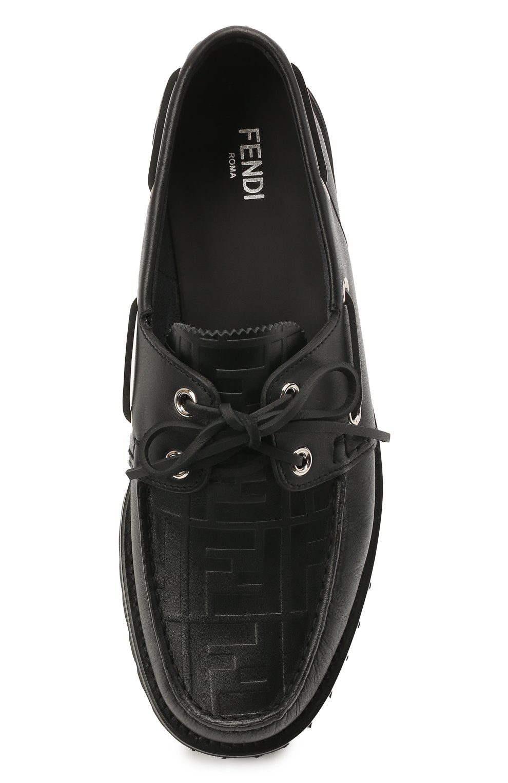 Кожаные топсайдеры FENDI, арт. 7D1407 A5JX, фото 5