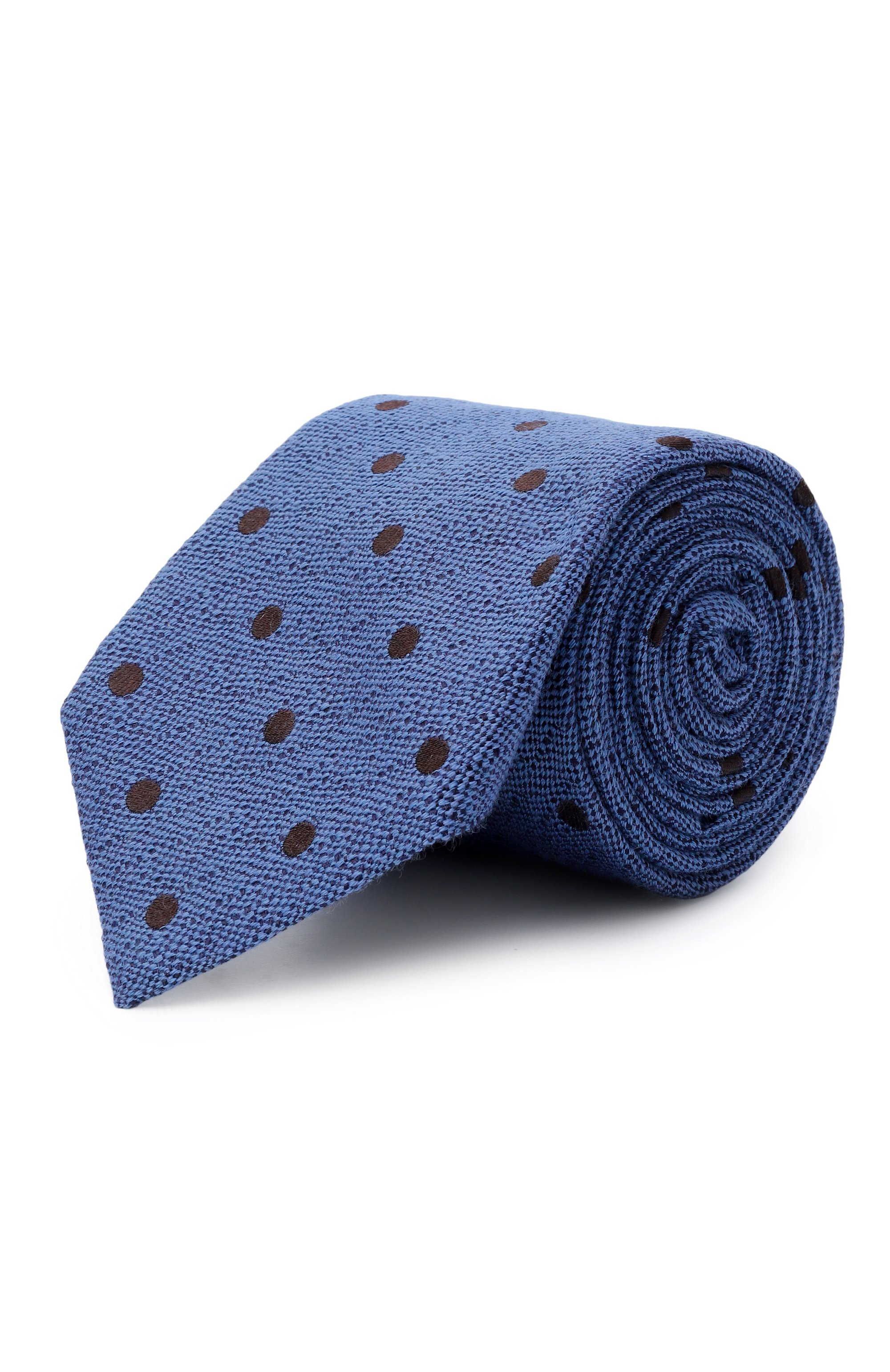 Галстук из шерсти и шелка ZILLI тёмно-голубого цвета по цене 38600 руб., арт. CRAV2BM0330VP0I01, фото 1 Галстук из шерсти и шелка ZILLI, арт. CRAV2BM0330VP0I01, фото 1