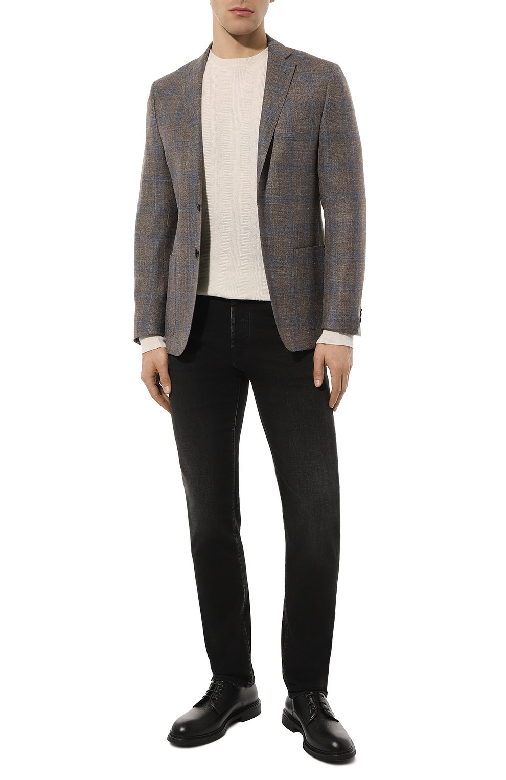 Пиджак из шерсти и шелка CORNELIANI, арт. 936002-9316217, фото 2