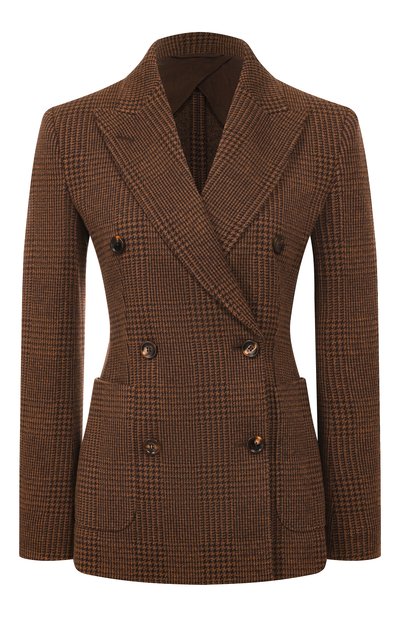 Женский жакет из хлопка и шерсти MAX MARA, арт. ZULMA