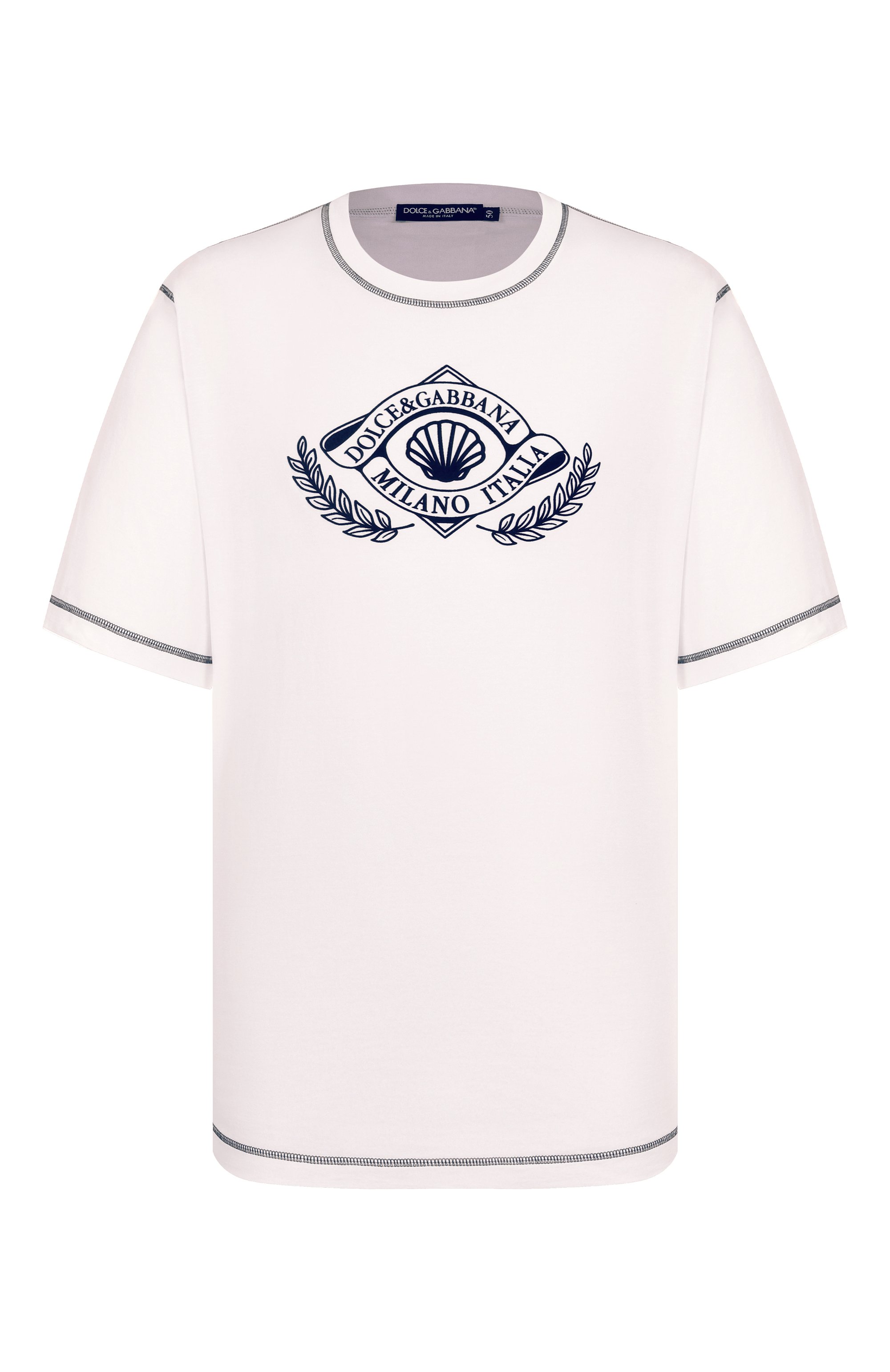Хлопковая футболка DOLCE & GABBANA, арт. G8PN9T/G7PEC, фото 1