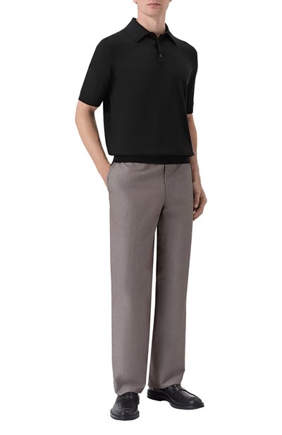 Поло из шелка и хлопка MVST, арт. M26.CSM.K424/C0TT0N/SILK, фото 2