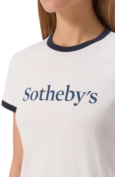 Хлопковая футболка frame x sotheby's FRAME DENIM, арт. WE25JTE013, фото 5