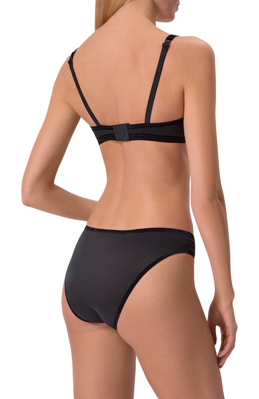 Хлопковый бюстгальтер-бралетт Wolford 4W1021 Чёрный  4W1021 Фото 3
