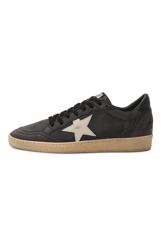 Кожаные кеды Ball Star Golden Goose Deluxe Brand GMF00117.F006215 Серый  GMF00117.F006215 Фото 4