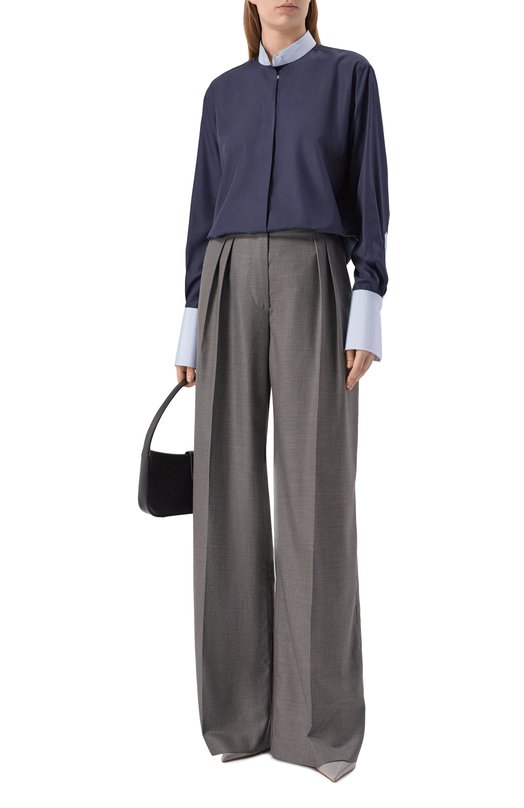 Шелковая рубашка MVST M25.1PW.B007/1362 Синий  M25.1PW.B007/1362 Фото 2