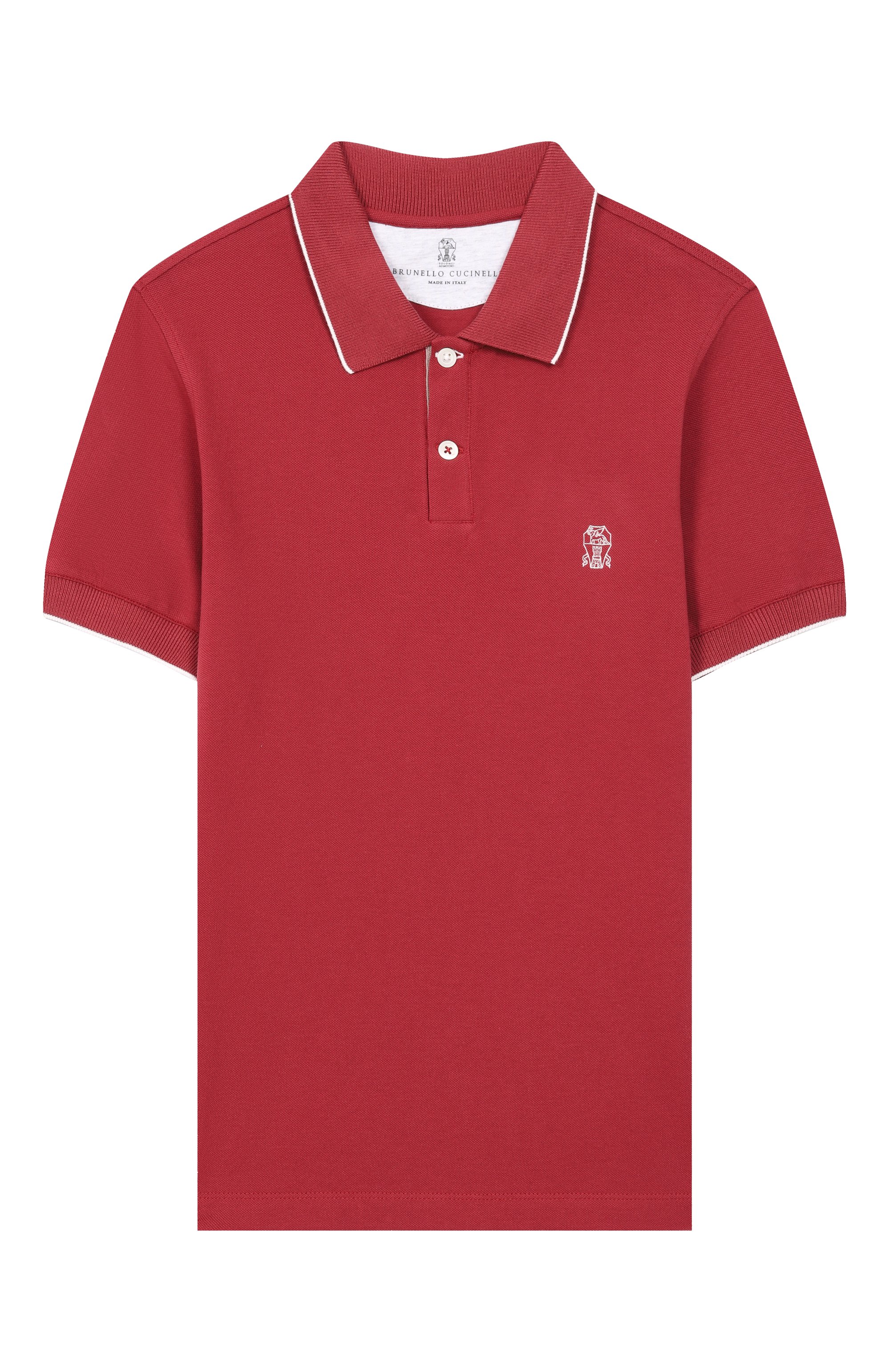 Хлопковое поло BRUNELLO CUCINELLI, арт. BE854T315C, фото 1