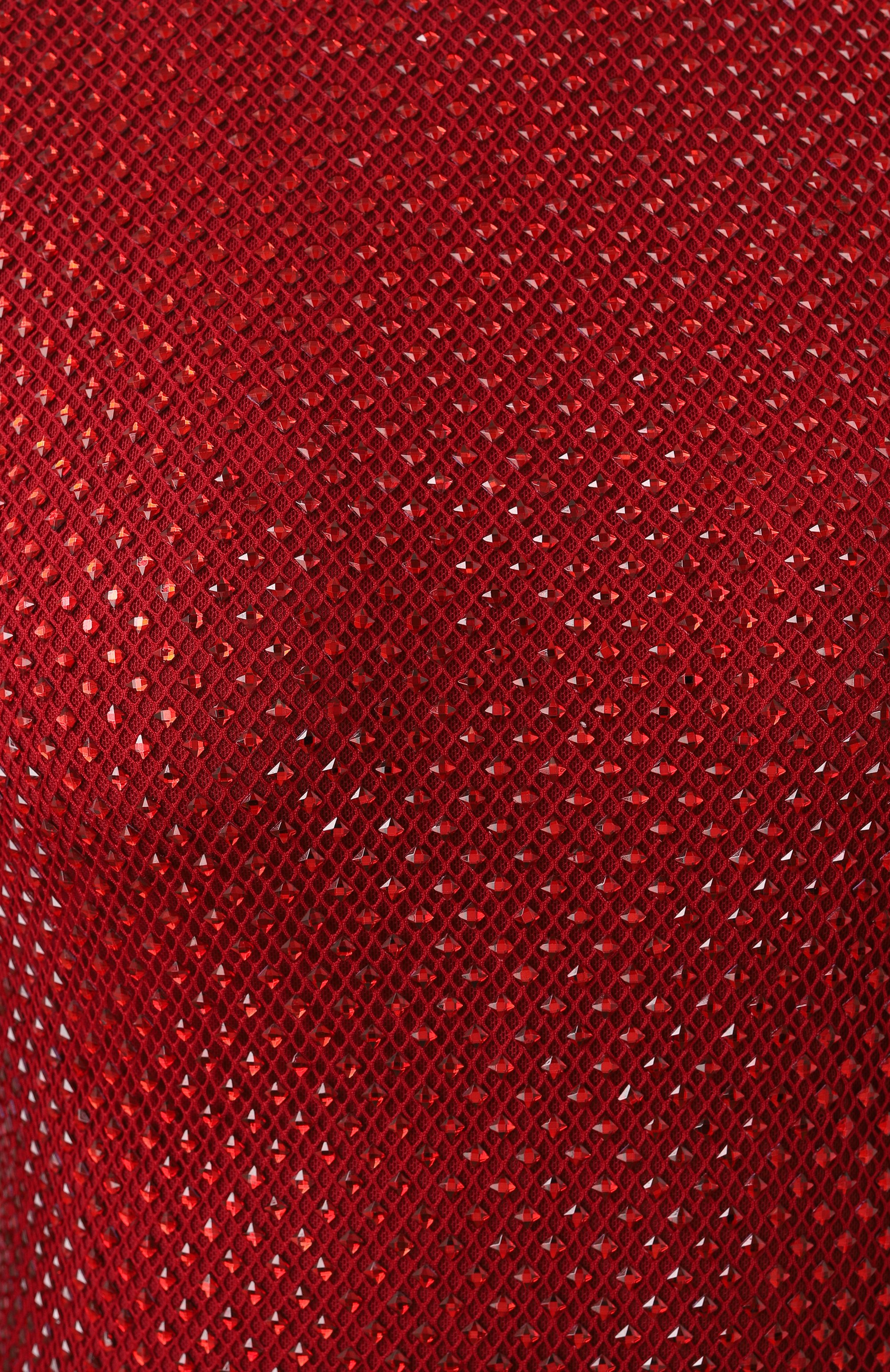 Платье с отделкой стразами SELF-PORTRAIT, арт. SC24-013M-R, фото 6