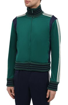 Мужской толстовка adidas originals x wales bonner ADIDAS ORIGINALS зеленого цвета, арт. GL5184 | Фото 3 (Материал внешний: Синтетический материал; Стили: Спорт-шик; Мужское Кросс-КТ: Толстовка-одежда; Рукава: Длинные; Длина (для топов): Стандартные)