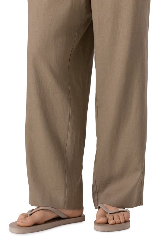Резиновые шлепанцы Emporio Armani XVQS08/XN746 Бежевый  XVQS08/XN746 Фото 3