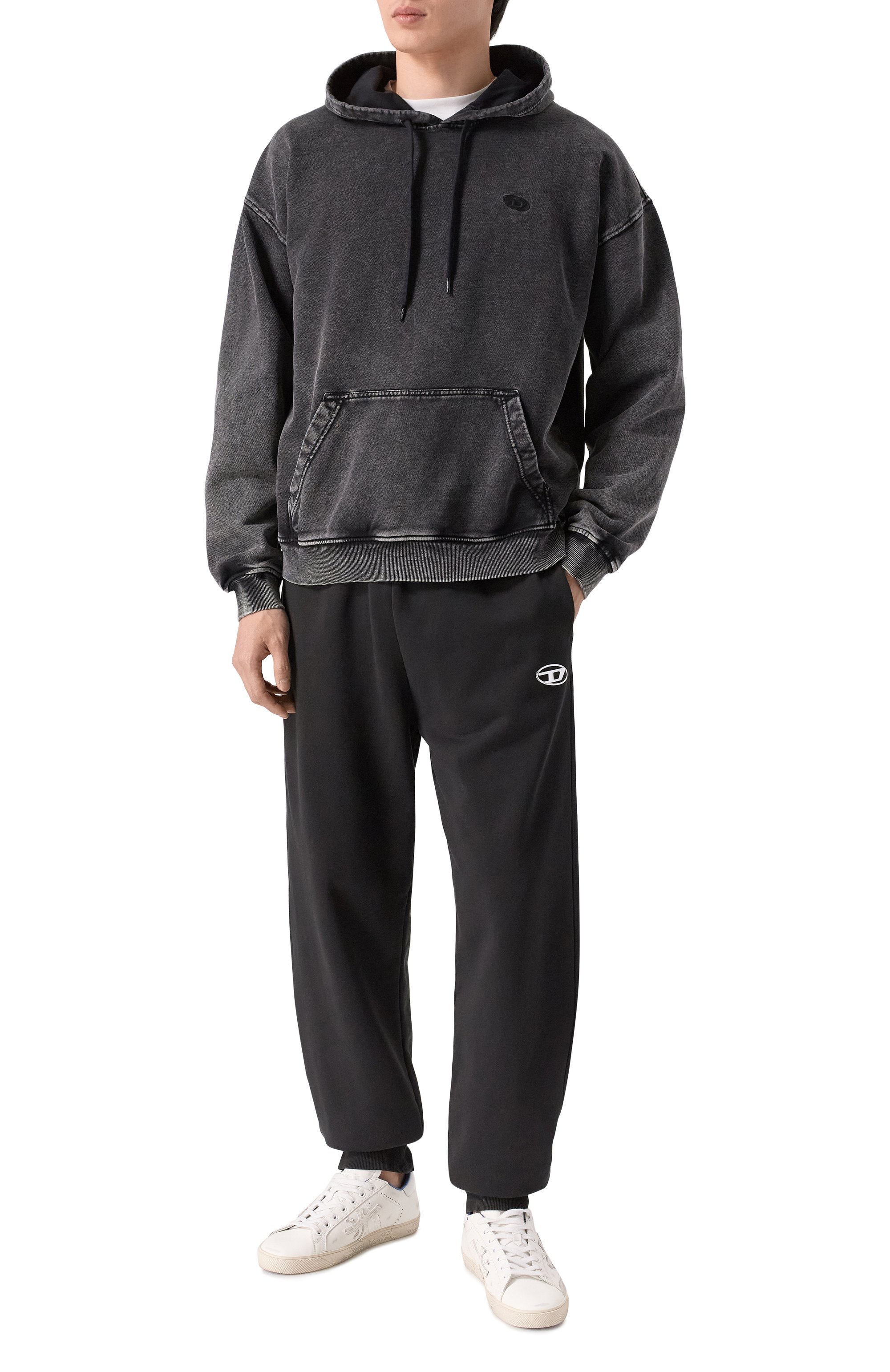 Хлопковые джоггеры DIESEL, арт. A21794/0BKBW, фото 2