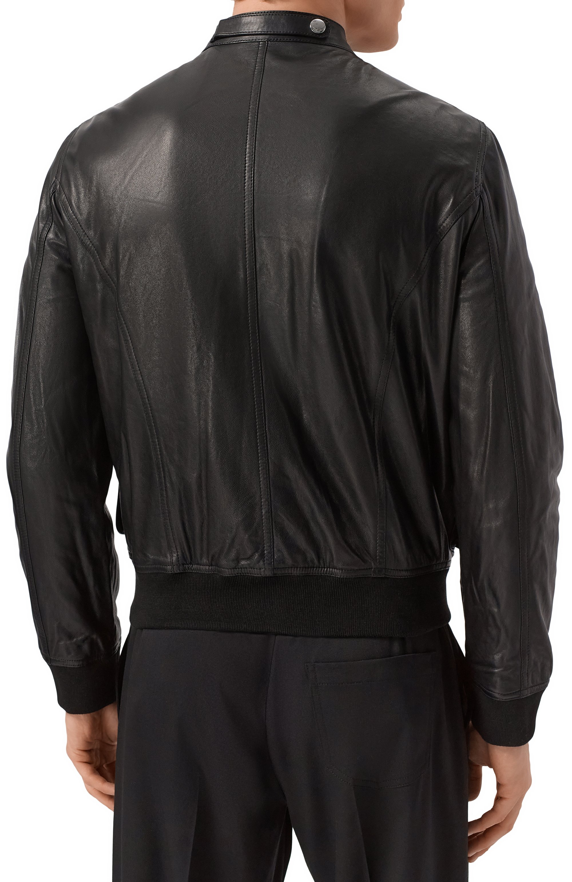 Кожаный бомбер JACOB LEE, арт. MLJ007SS25B, фото 4