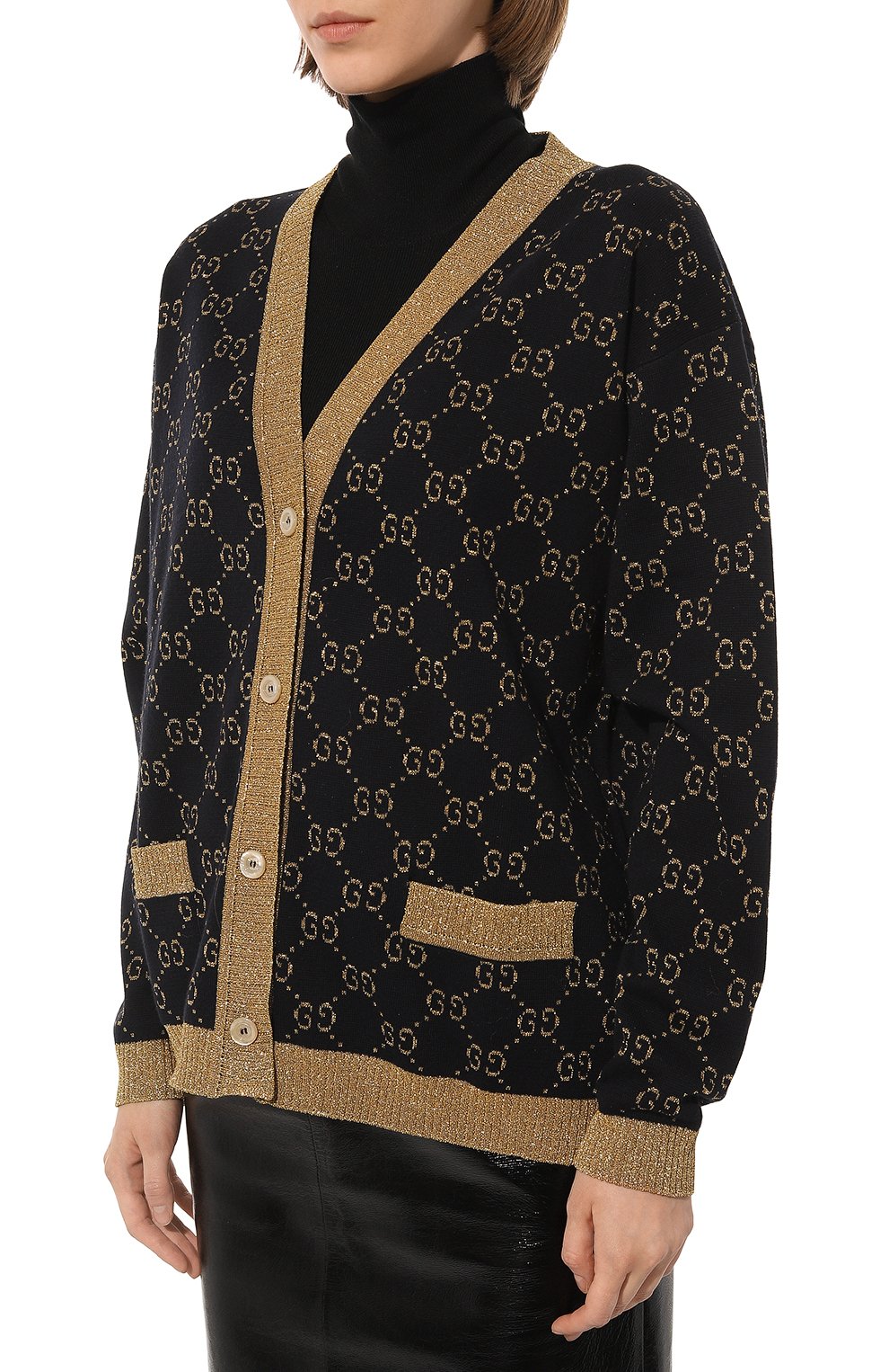 Хлопковый кардиган GUCCI, арт. 529193 X9W83, фото 3