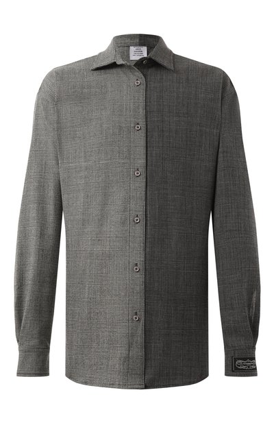 Шерстяная рубашка VETEMENTS, арт. UA65SH805G/5022/1488 CHECK W00L