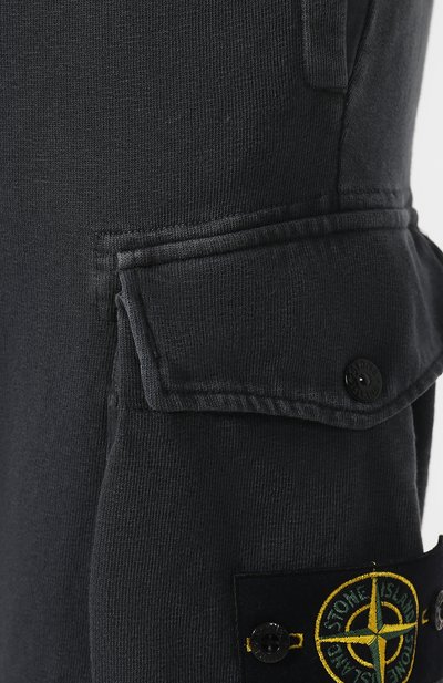 Хлопковые джоггер ы STONE ISLAND, арт. 701565760, фото 5