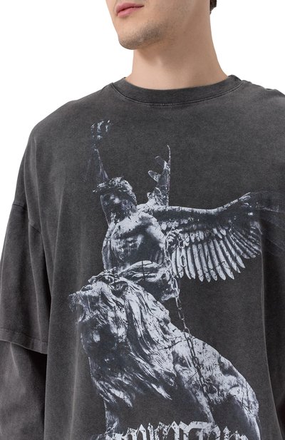 Хлопковый лонгслив DIEGO VENTURINO, арт. DVTS-MLCD00, фото 5