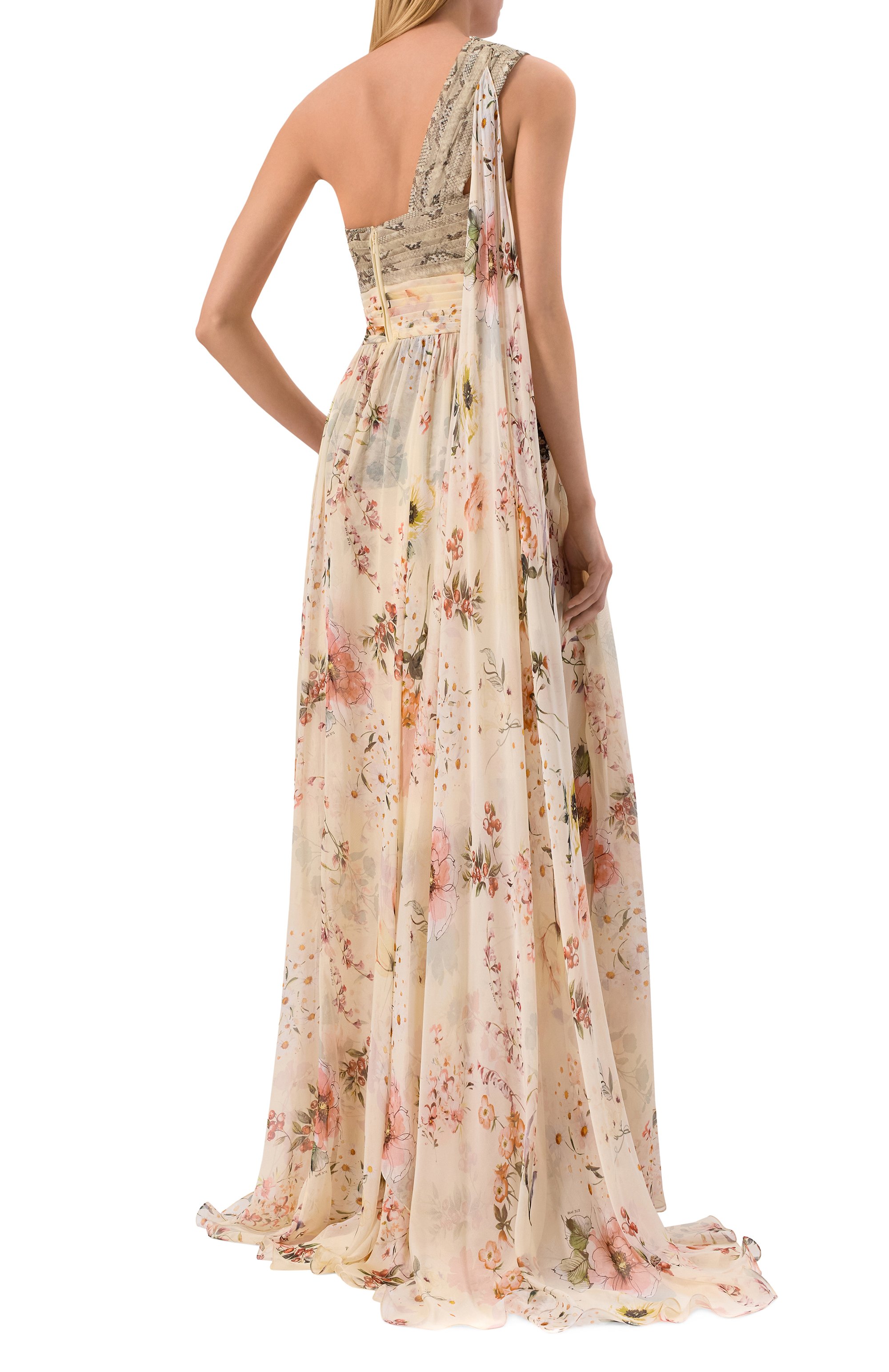 Шелковое платье ELIE SAAB, арт. D1220PS26/CH010, фото 3