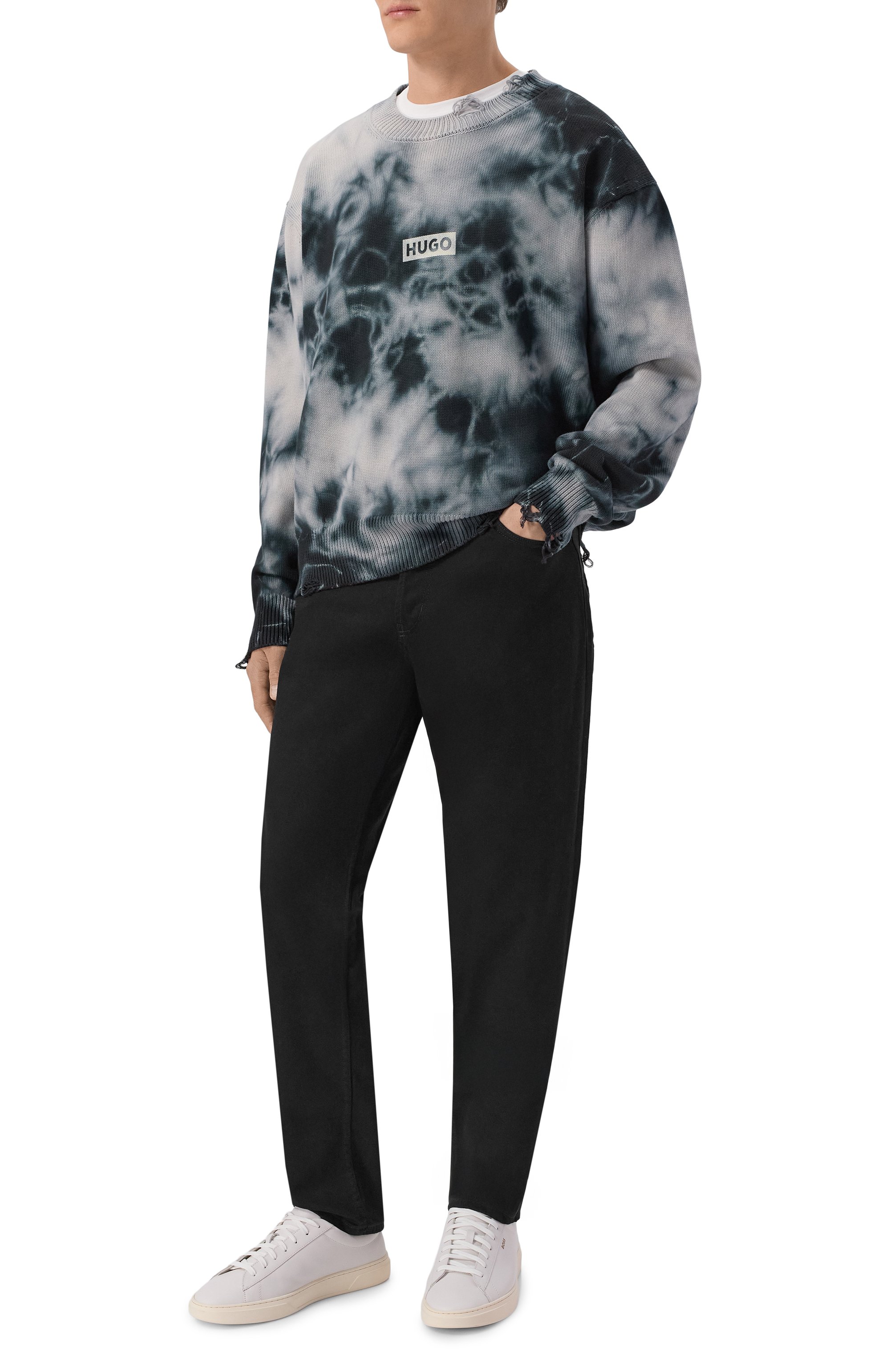 Джинсы hugo 634 HUGO черного цвета по цене 15950 руб., арт. 50554144, фото 2 Джинсы hugo 634 HUGO, арт. 50554144, фото 2