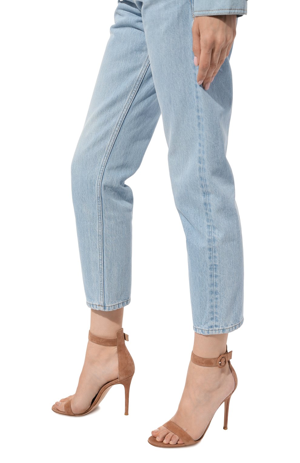 Замшевые босоножки portofino 105 GIANVITO ROSSI, арт. G61096.15RIC.CAMPRAL, фото 3