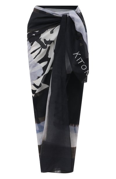 Женское хлопковое парео KITON, арт. D53753K0957D