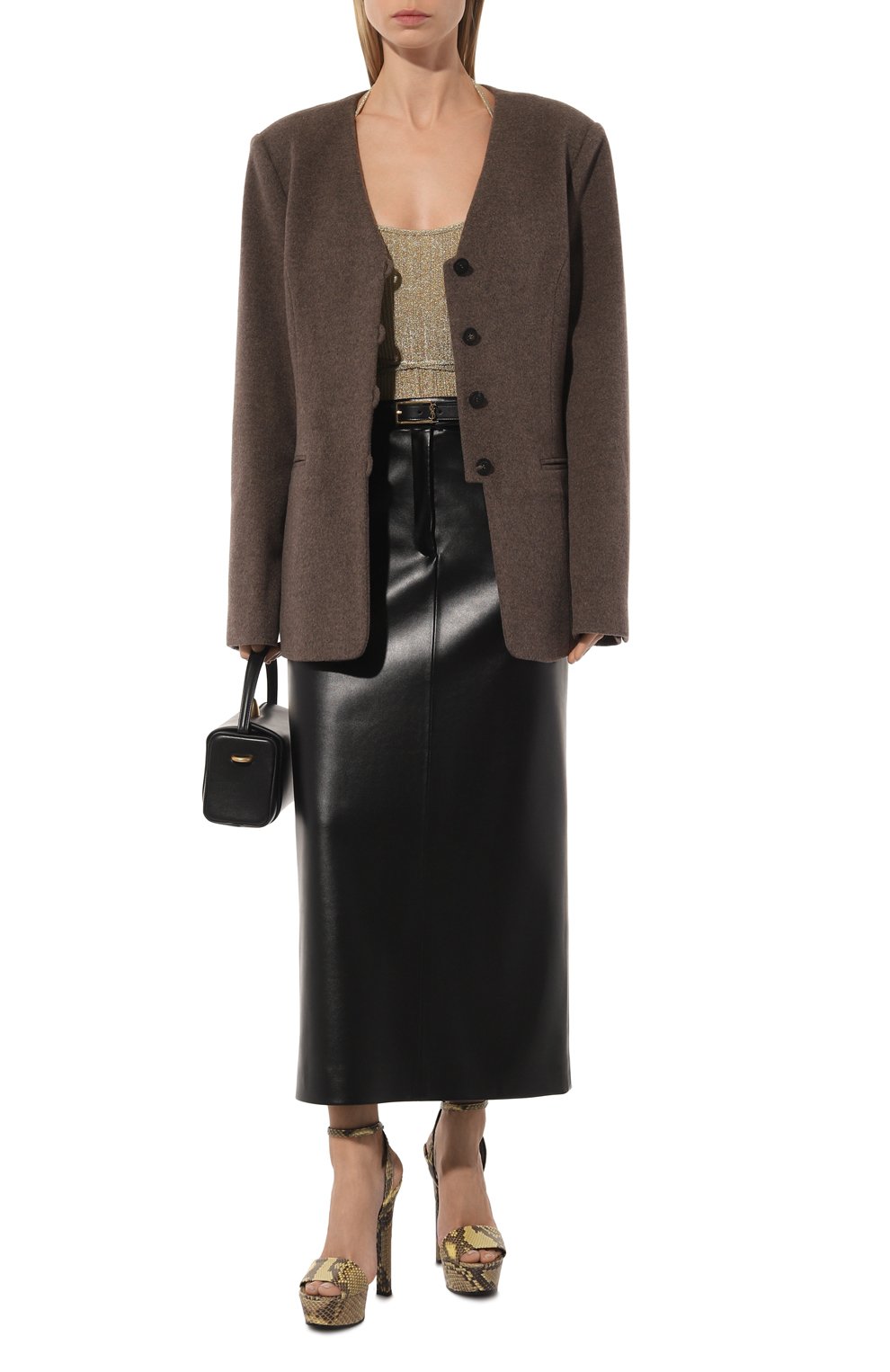 Босоножки из кожи питона GUCCI, арт. 371012 EKN00, фото 2