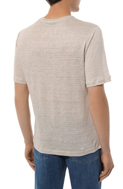 Льняная футболка ZILLI, арт. TSR02AM0800VZLF65M, фото 4