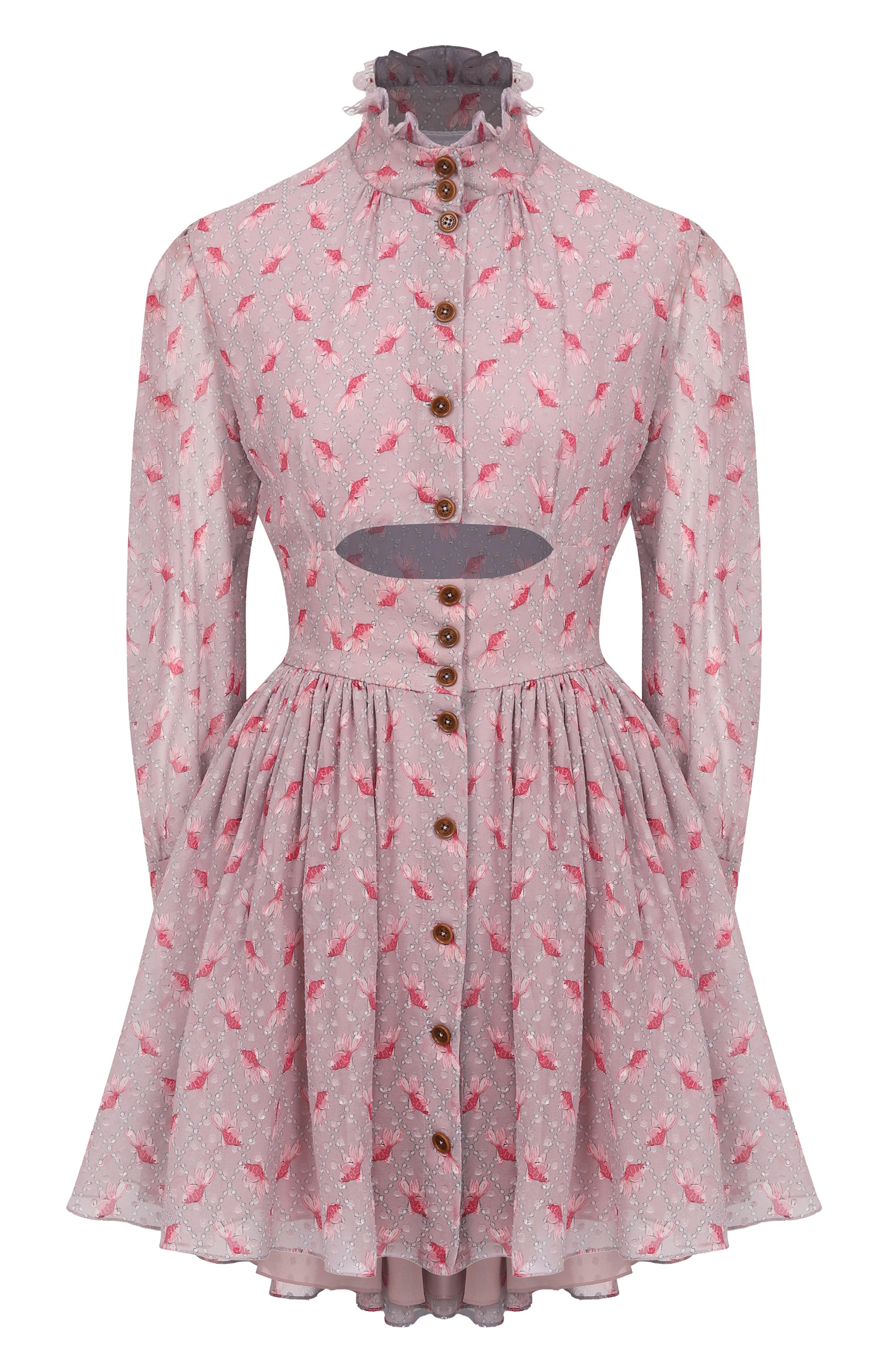 Шелковое платье ULYANA SERGEENKO, арт. ABC008FW24RESORT2291Т24, фото 1