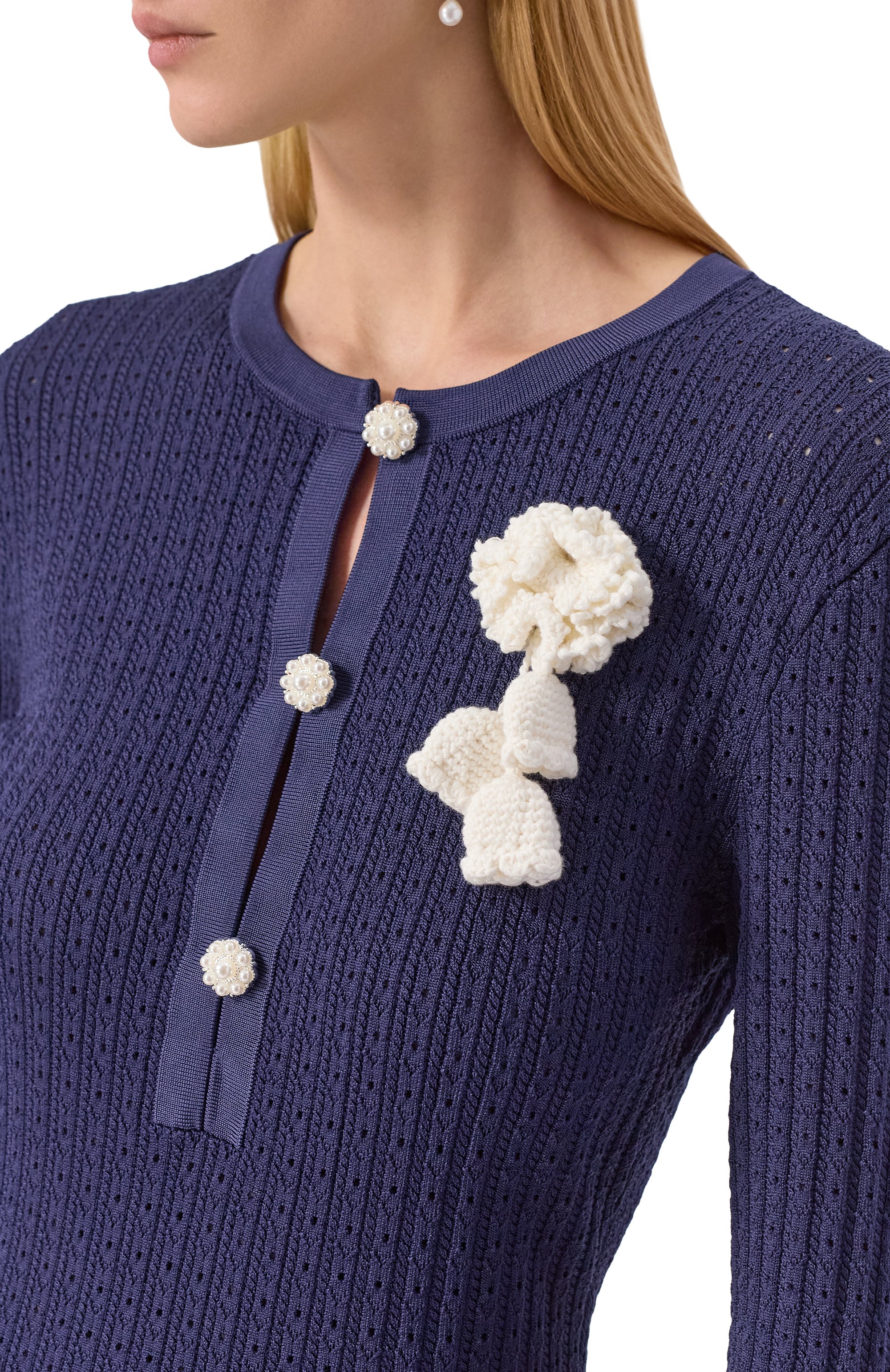 Платье SELF-PORTRAIT, арт. PF25-094S-BL, фото 5