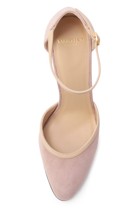 Замшевые туфли Hi Dolly Valentino 7W2S0MI2/CBF Бежевый  7W2S0MI2/CBF Фото 6