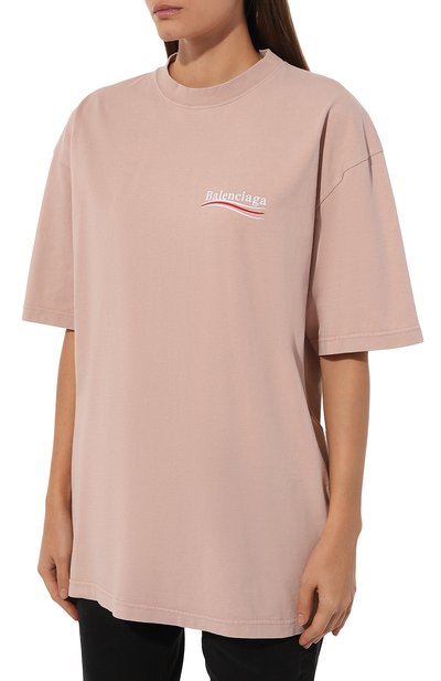 Хлопковая футболка BALENCIAGA, арт. 641655/TKVJ1, фото 3