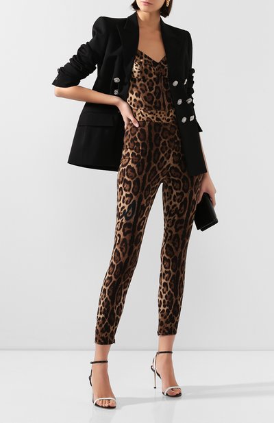 Шелковое боди DOLCE & GABBANA леопардового цвета по цене 118000 руб., арт. F7W97T/FSADD, фото 2 Шелковое боди DOLCE & GABBANA, арт. F7W97T/FSADD, фото 2