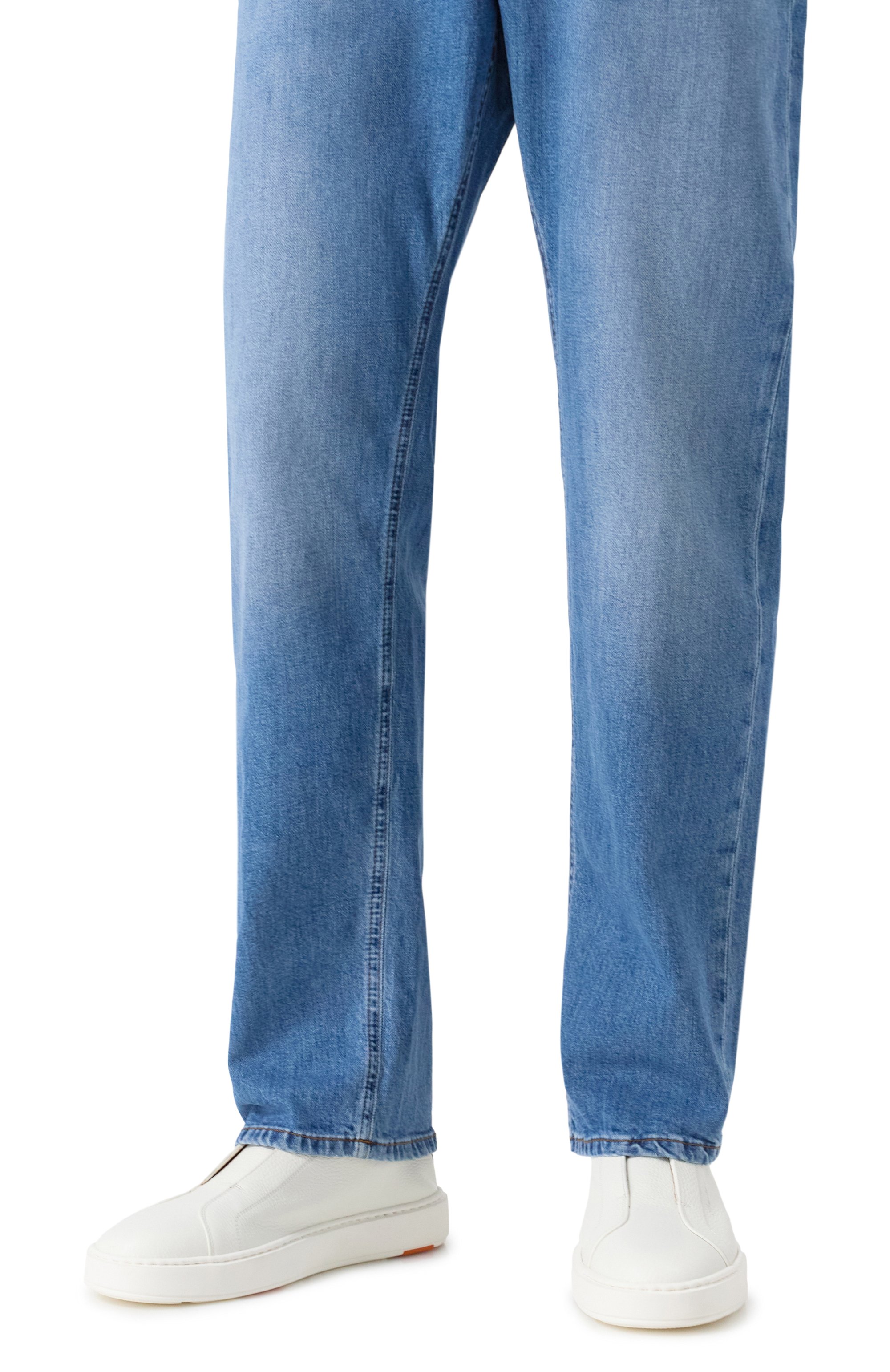 Кожаные кеды cleanic SANTONI, арт. MBCG21995BARTLLD, фото 3