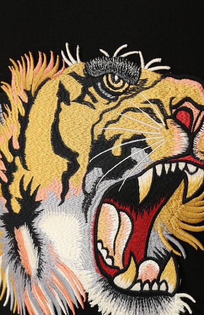 Хлопковая футболка с аппликацией GUCCI, арт. 430813/X5M72, фото 5