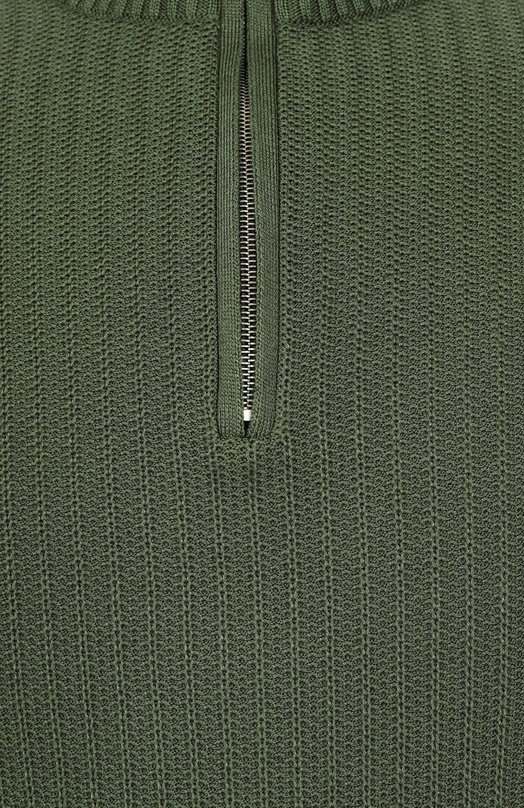 Джемпер из шелка и хлопка Stefano Ricci K616403L01/F25110 Зелёный  K616403L01/F25110 Фото 6