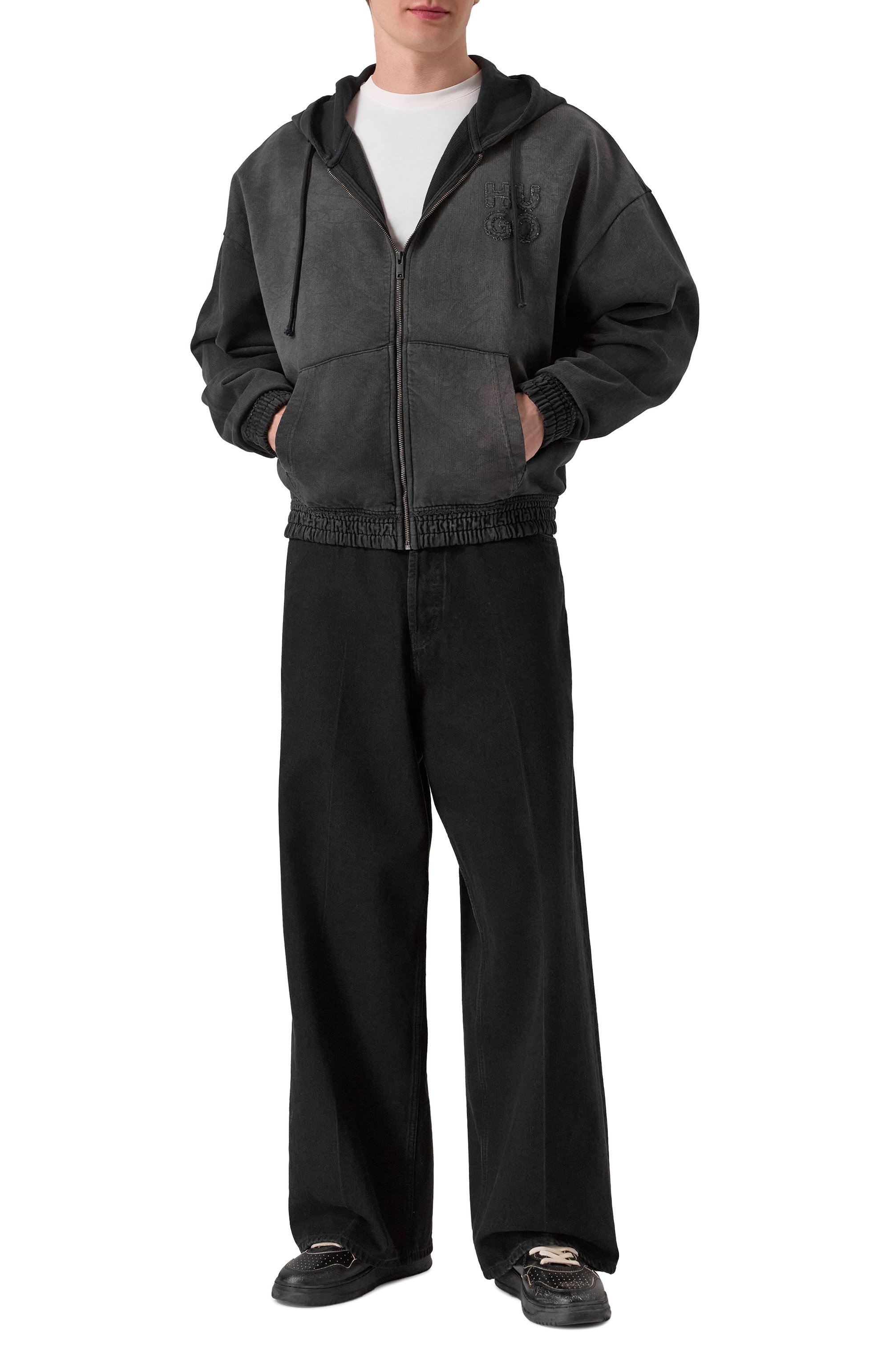 Хлопковая толстовка HUGO, арт. 50535312, фото 2