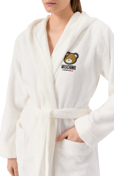 Хлопковый халат MOSCHINO, арт. 231V1/A9682/4307, фото 5