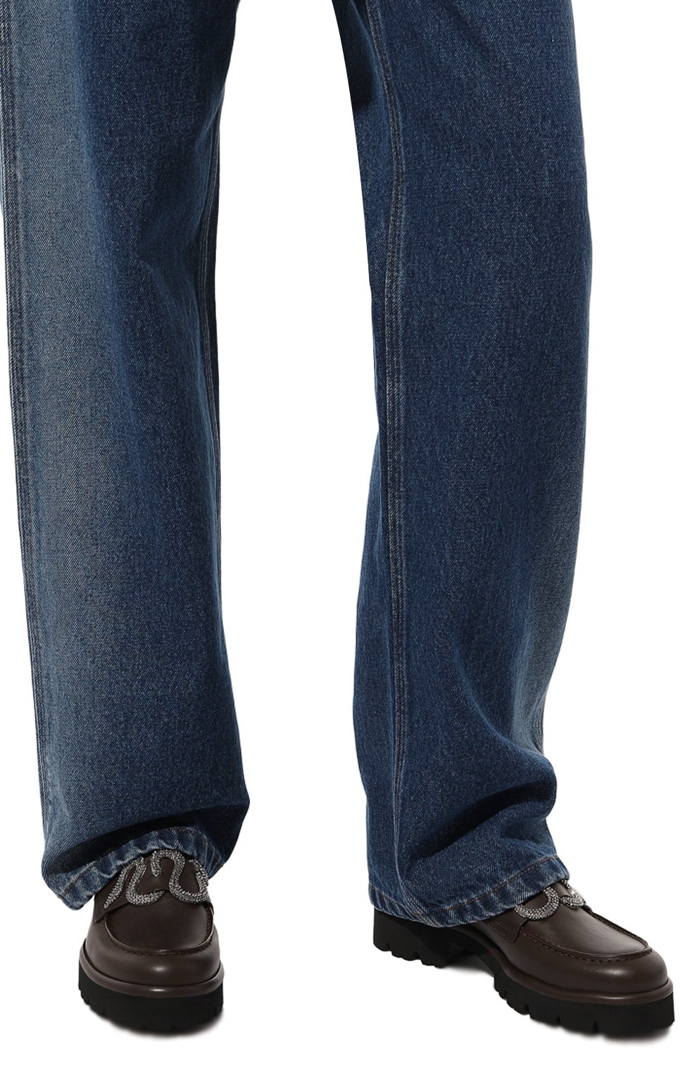 Кожаные лоферы morgana RENE CAOVILLA, арт. C11869-025/0001, фото 3