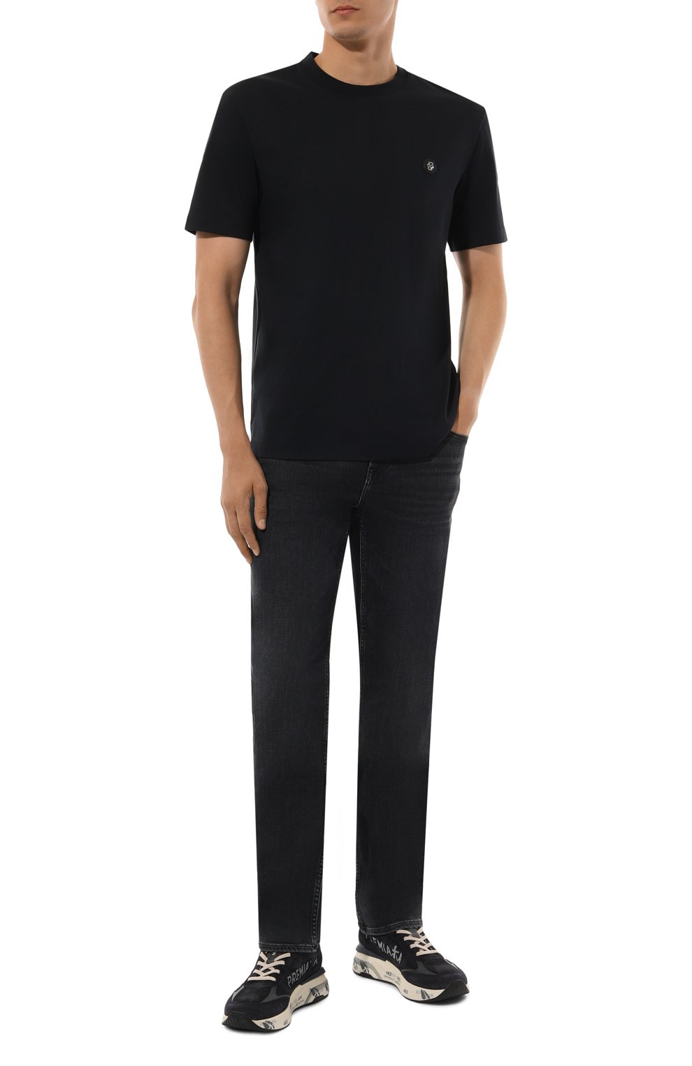 Хлопковая футболка BOSS, арт. 50520298, фото 2