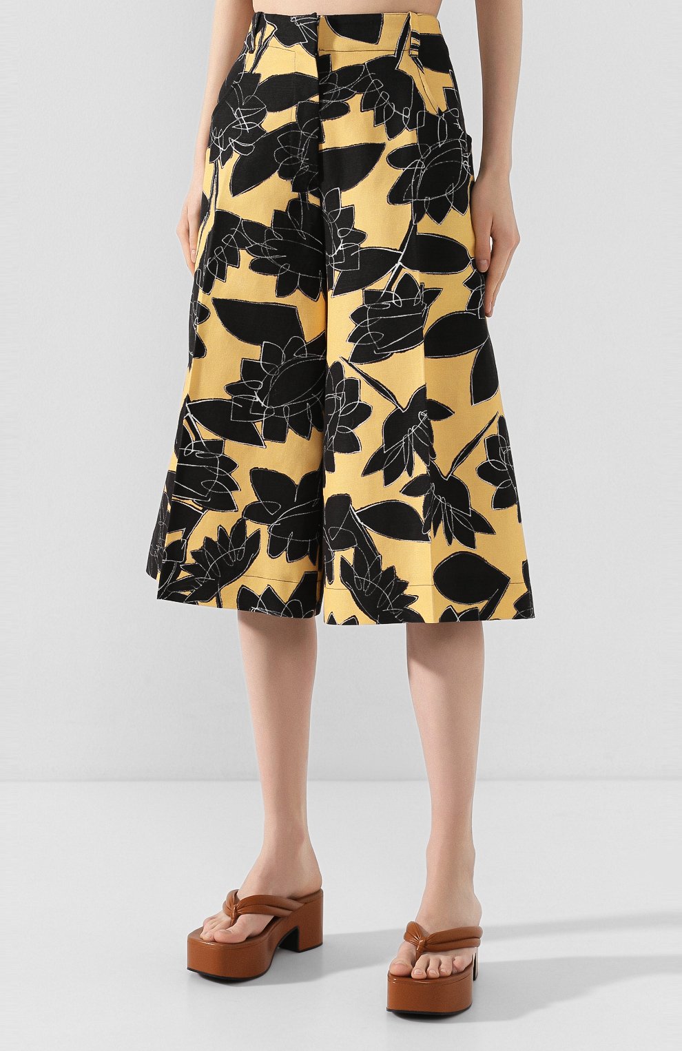 Кюлоты из смеси льна и хлопка JACQUEMUS, арт. 201PA02/0727F, фото 3