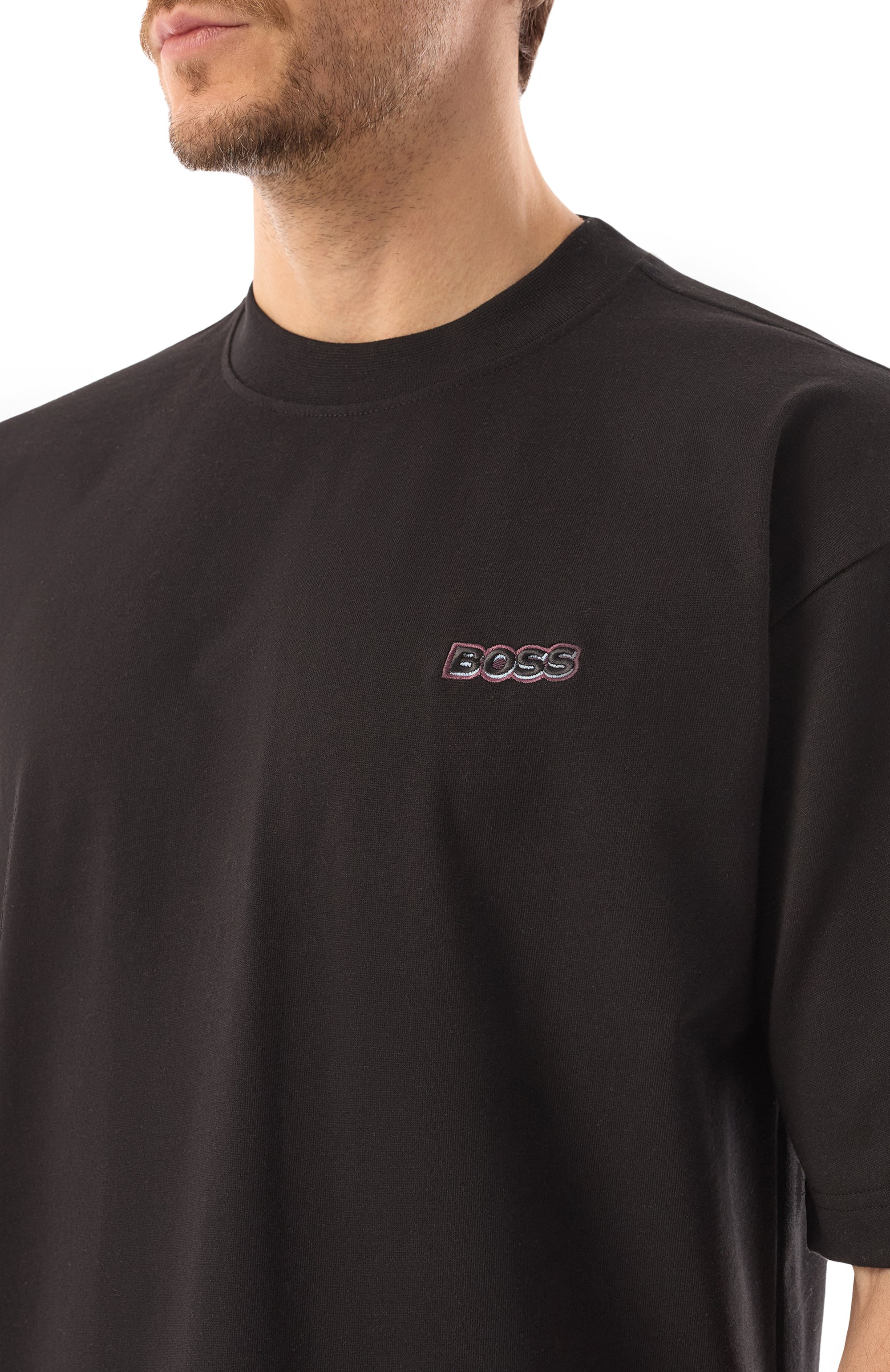 Хлопковая футболка BOSS ORANGE, арт. 50534225, фото 5