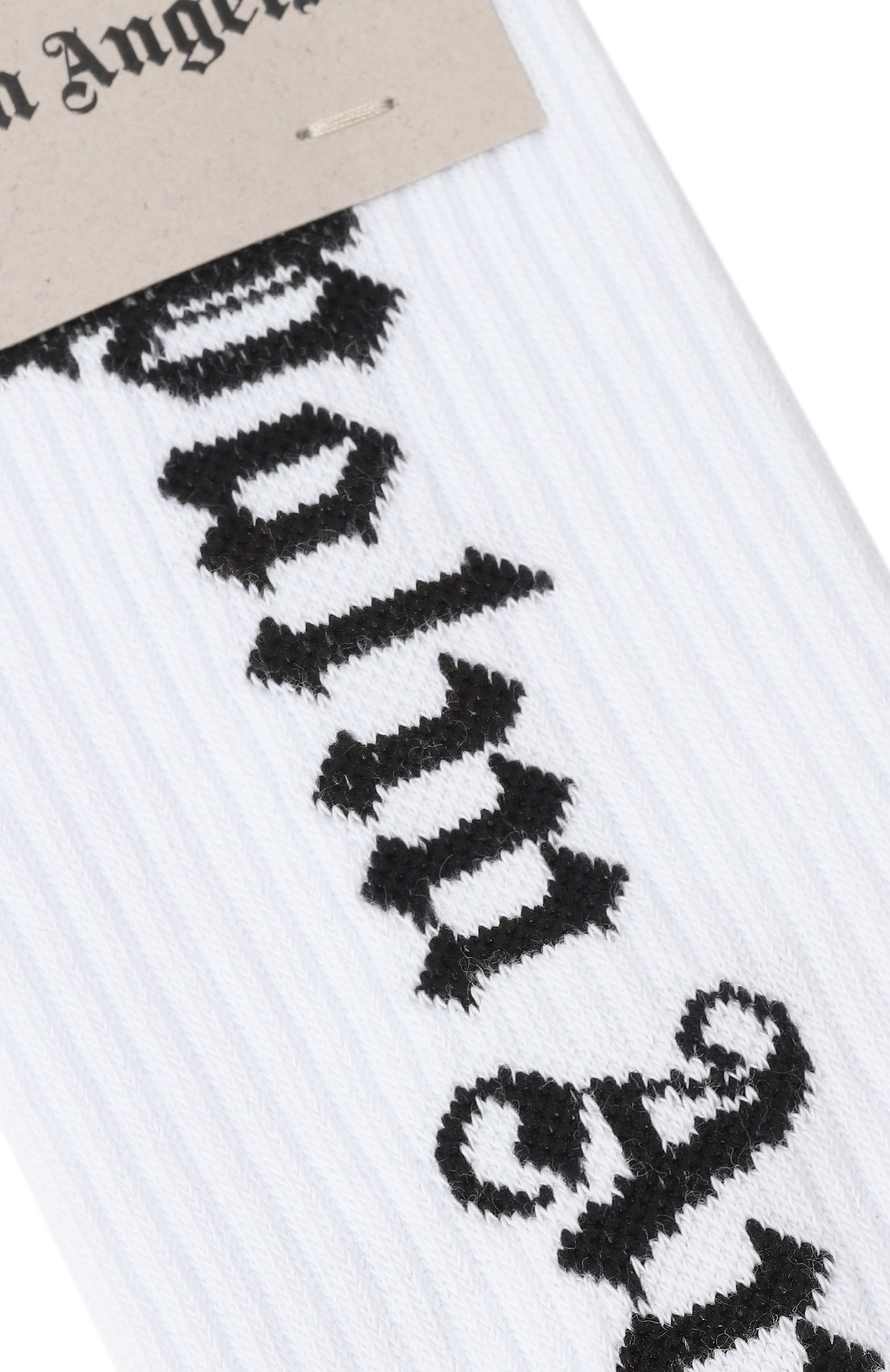 Хлопковые носки PALM ANGELS, арт. PWRA007C99FAB001, фото 2