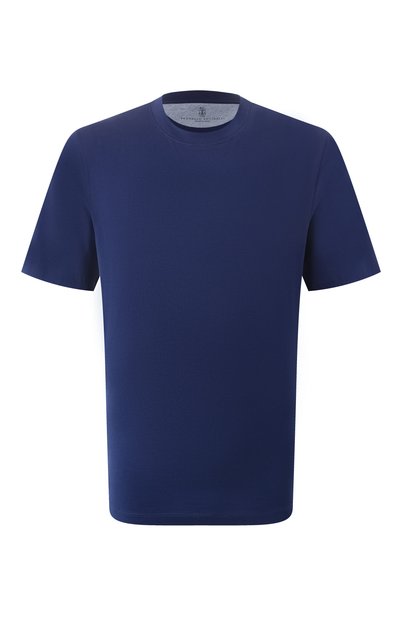 Мужская хлопковая футболка BRUNELLO CUCINELLI, арт. M0B131308