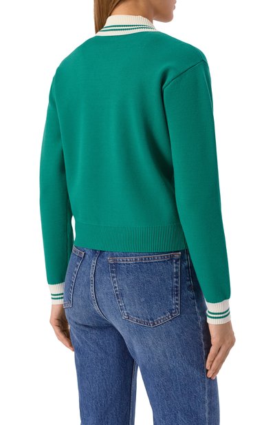 Кардиган из вискозы SPORTY AND RICH, арт. CA006621202GR03, фото 4