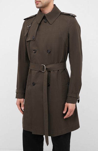 Хлопковый тренч ALEXANDER MCQUEEN, арт. 615573/QPS44, фото 3